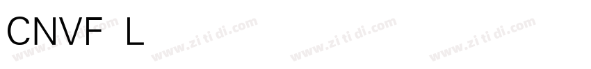 CNVF Light字体转换